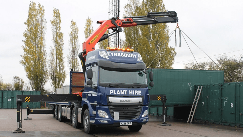 Hiab Crane Lorry Transport